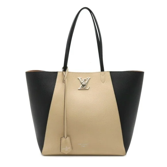 LOUIS VUITTON Cream and Black Shoulder Bag - Picture 2 of 9